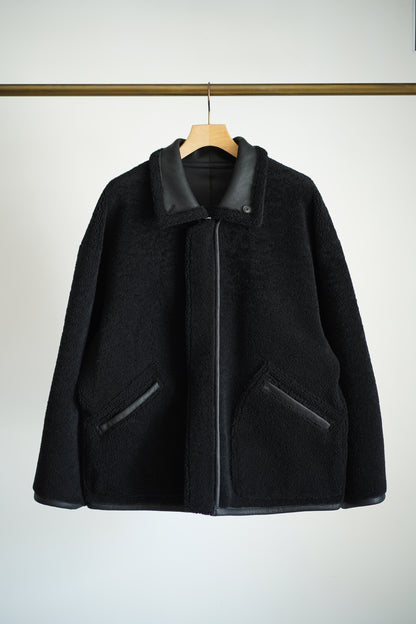 MERINO MOUTON ZIP BLOUSON