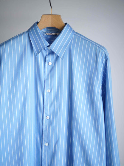 COTTON SILK STRIPE SHIRT