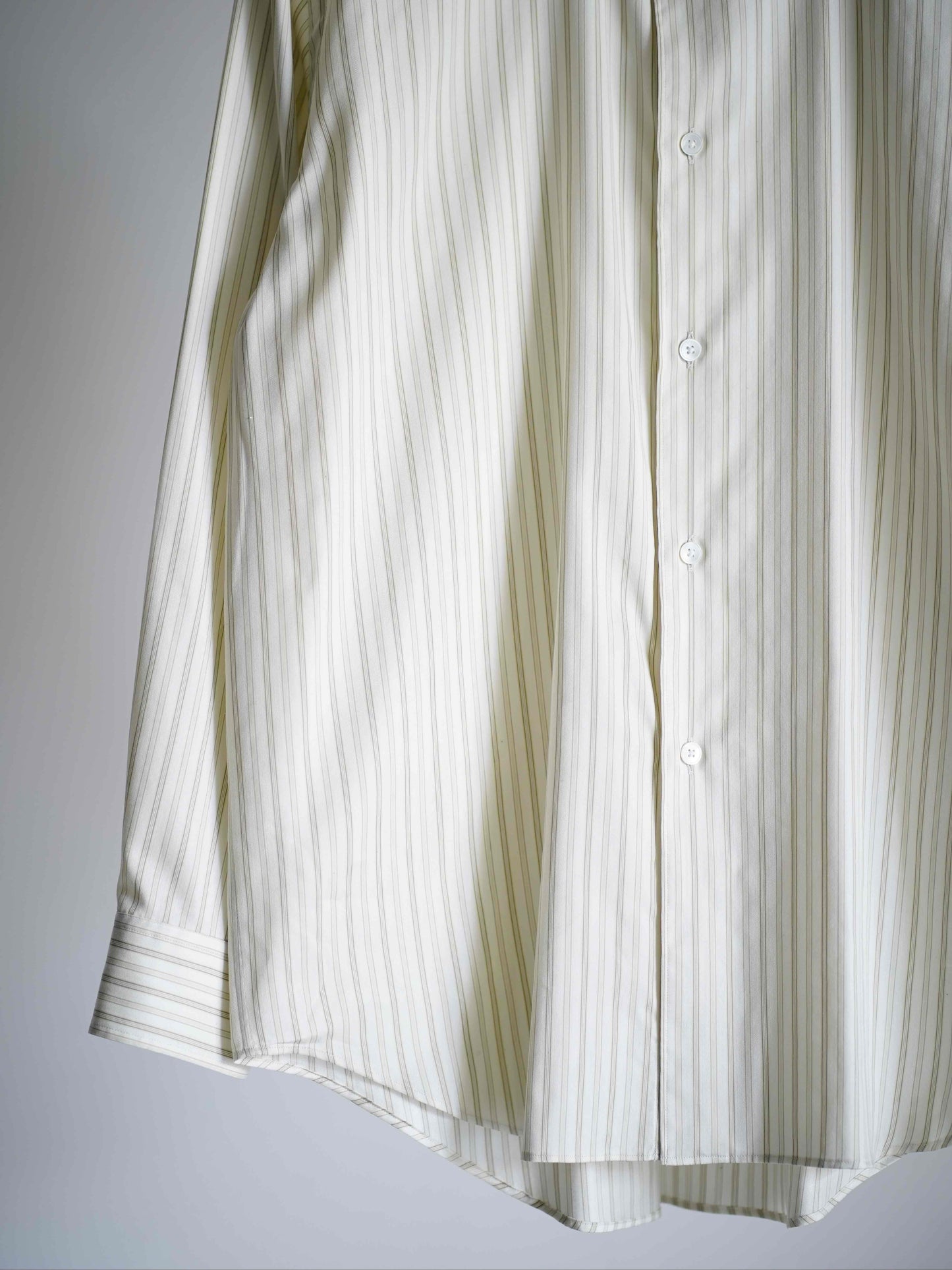 COTTON SILK STRIPE SHIRT
