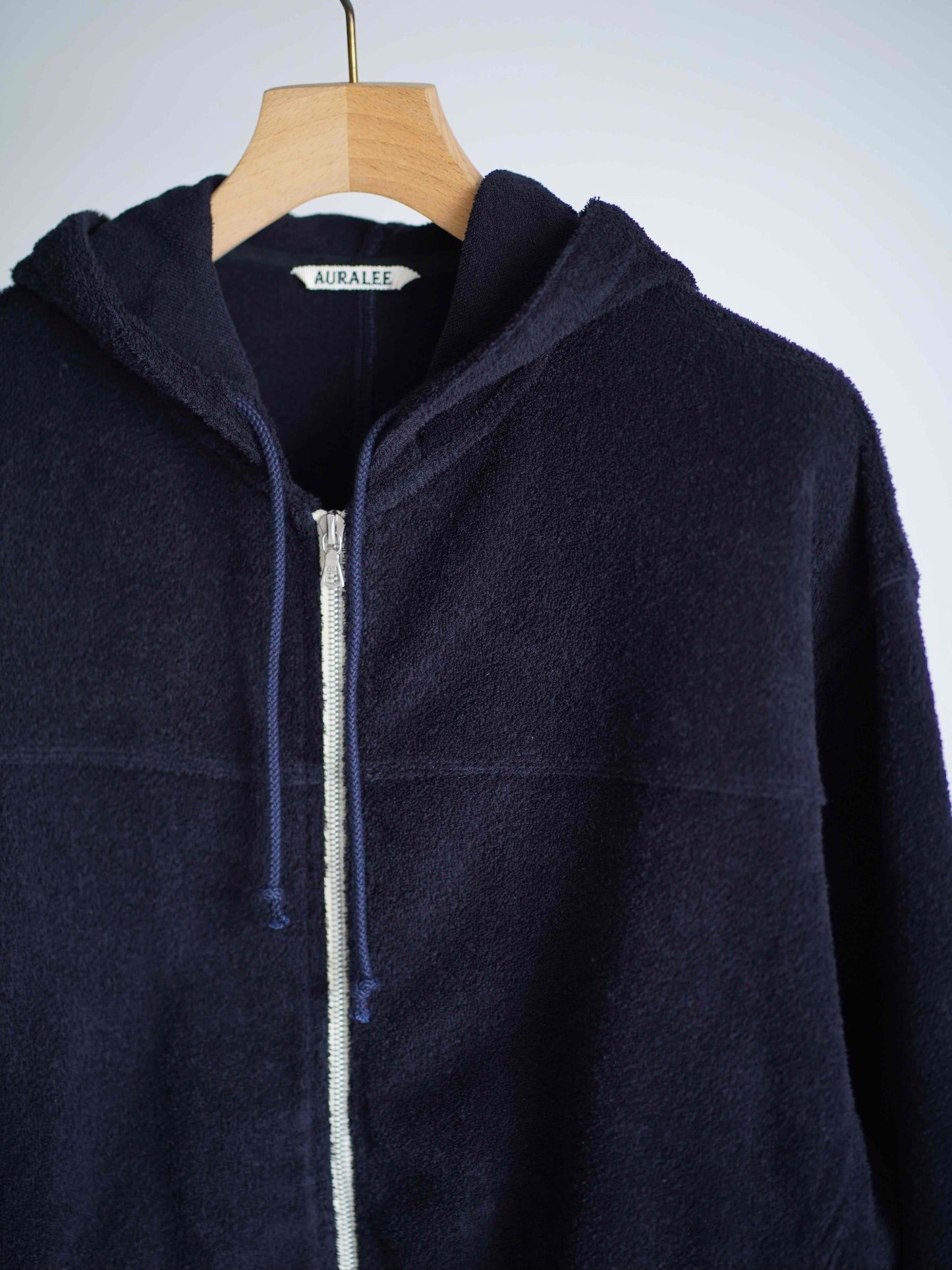 COTTON NYLON PILE ZIP PARKA