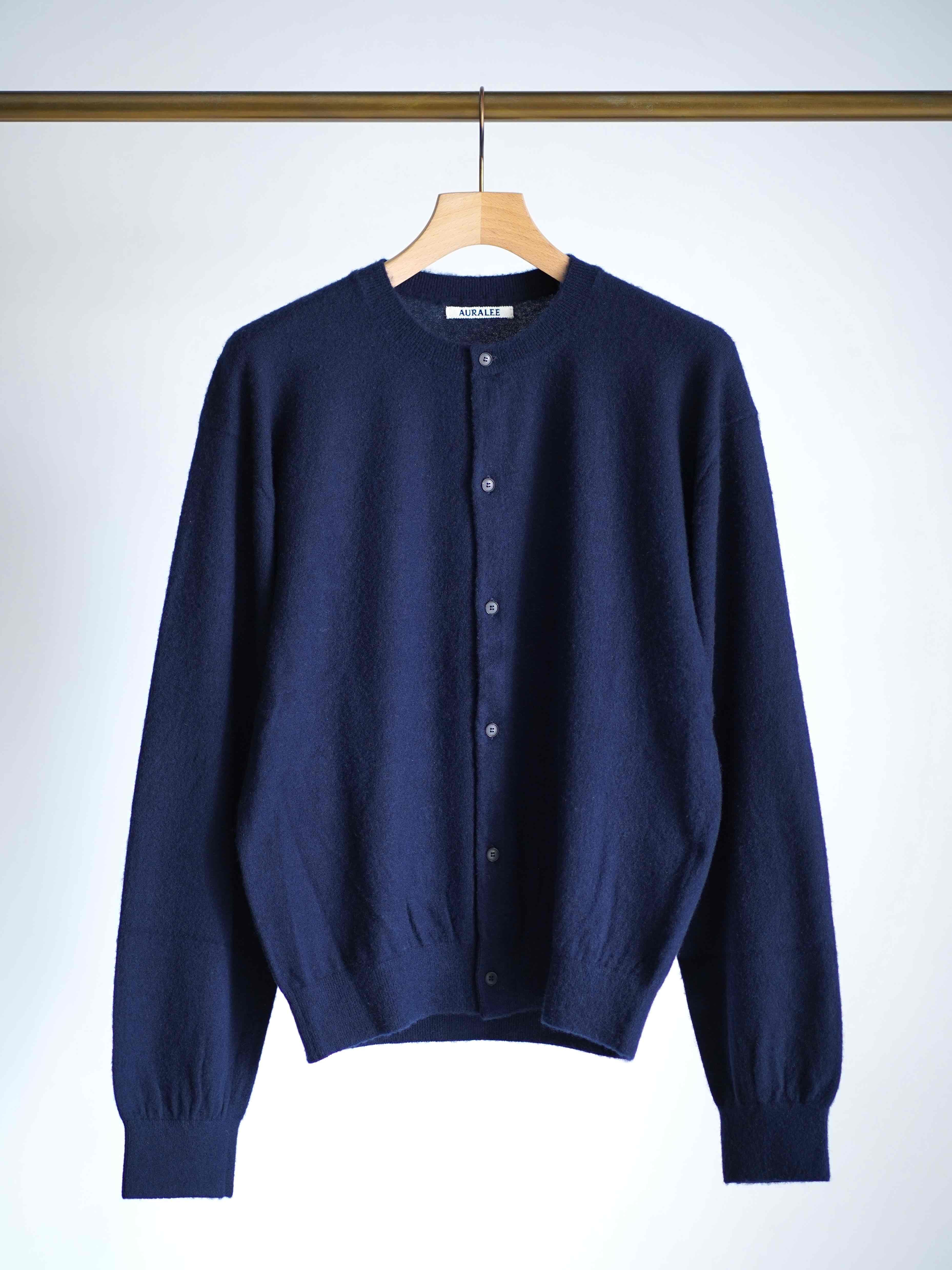 AURALEE | BRUSHED CASHMERE COTTON CARDIGAN – イデアル公式 AURALEE | BRUSHED CASHMERE COTTON CARDIGAN – イデアル公式