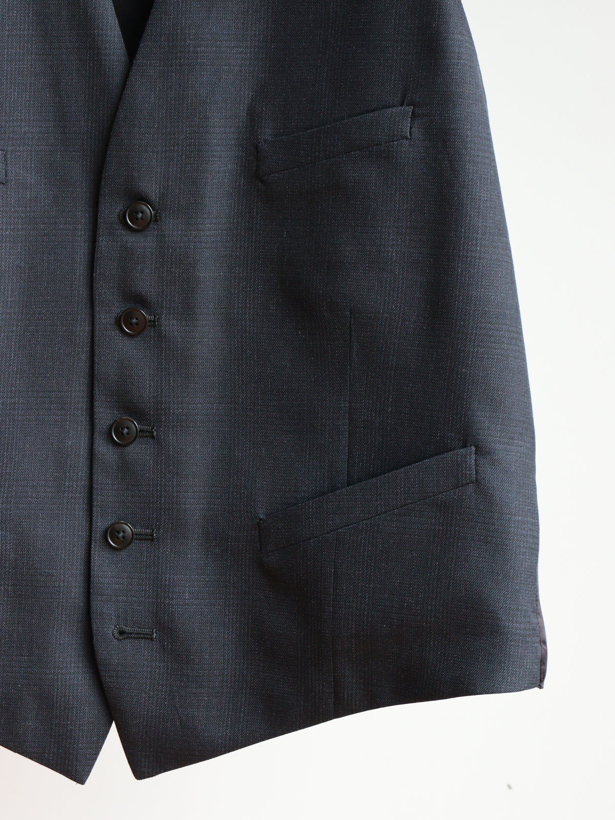 VEST001 SPENCER Glen check VEST