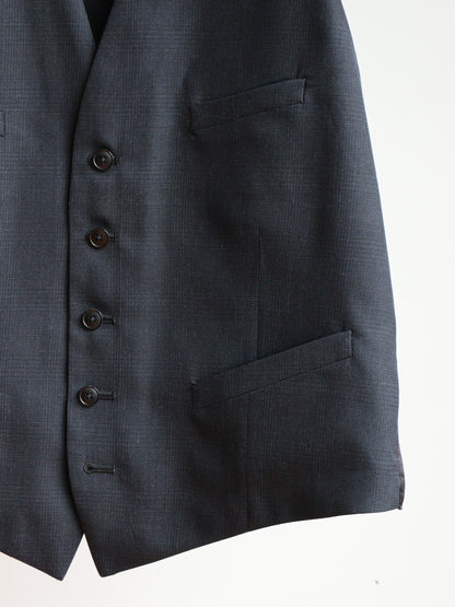 VEST001 SPENCER Glen check VEST
