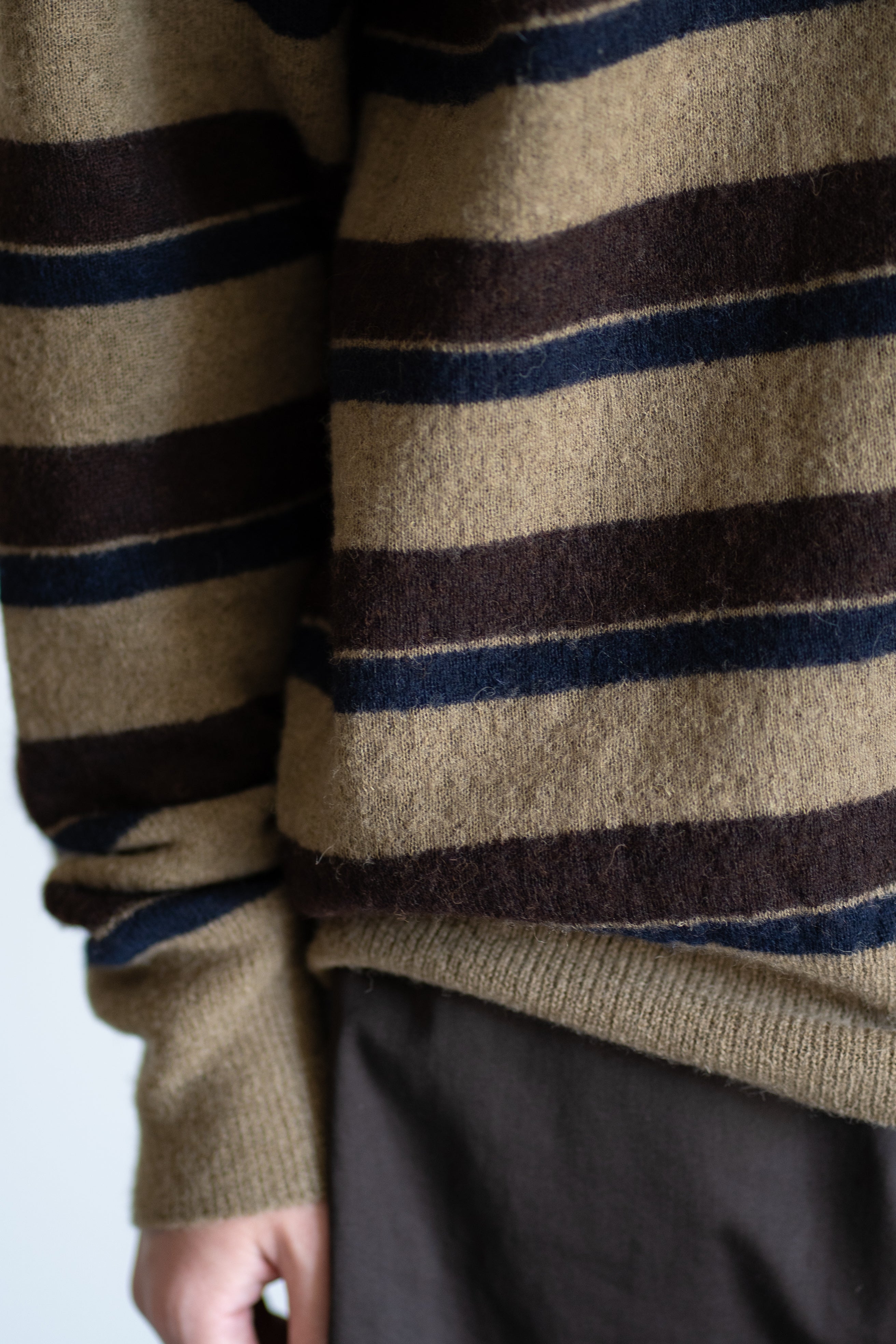 ssstein | W/AL/NY KNIT STRIPE POLO LS – イデアル公式オンラインショップ