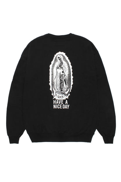 WASHED MIDDLE WEIGHT CREW NECK SWEAT SHIRT ( TYPE-2 )