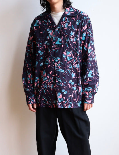 open collar shirt