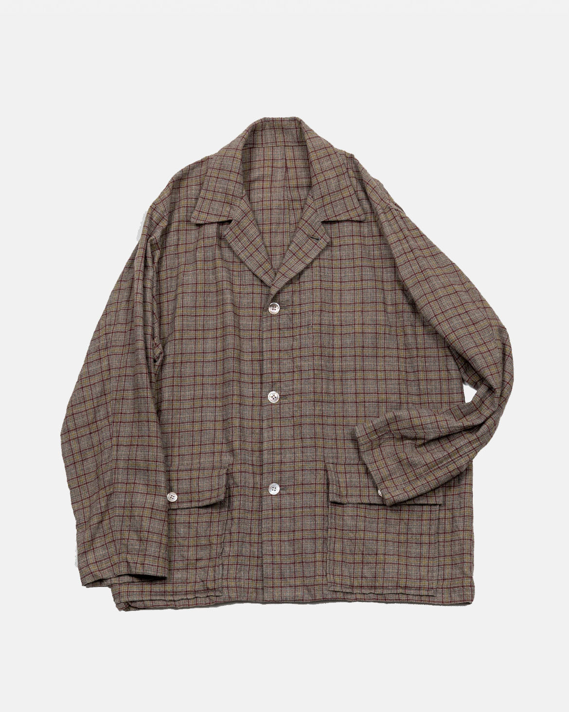 3 buttons shirt jacket