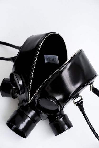 GAS MASK LEATHER HANDBAG