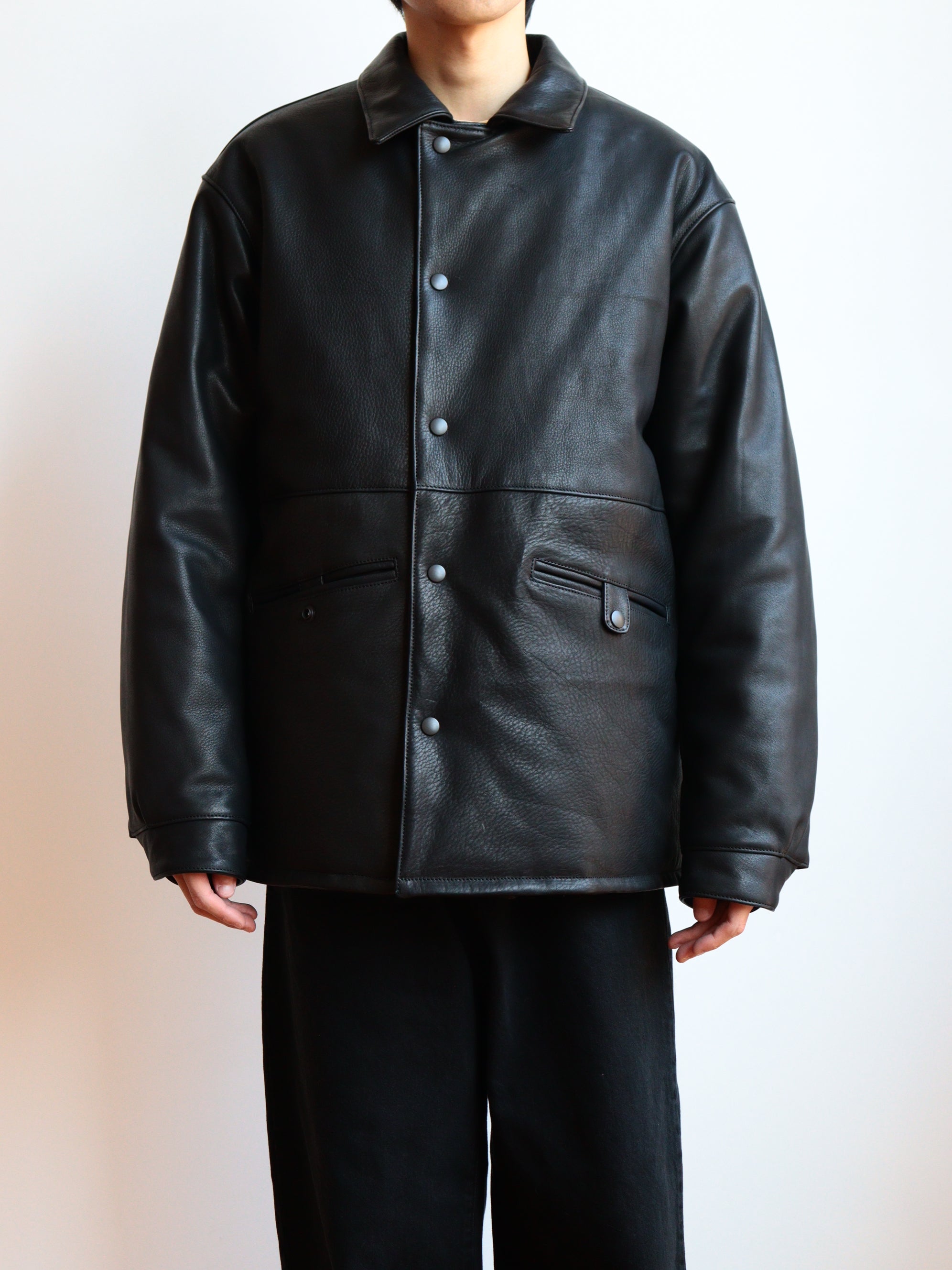 US2515 / LEATHER COACH JACKET – イデアル公式オンラインショップ