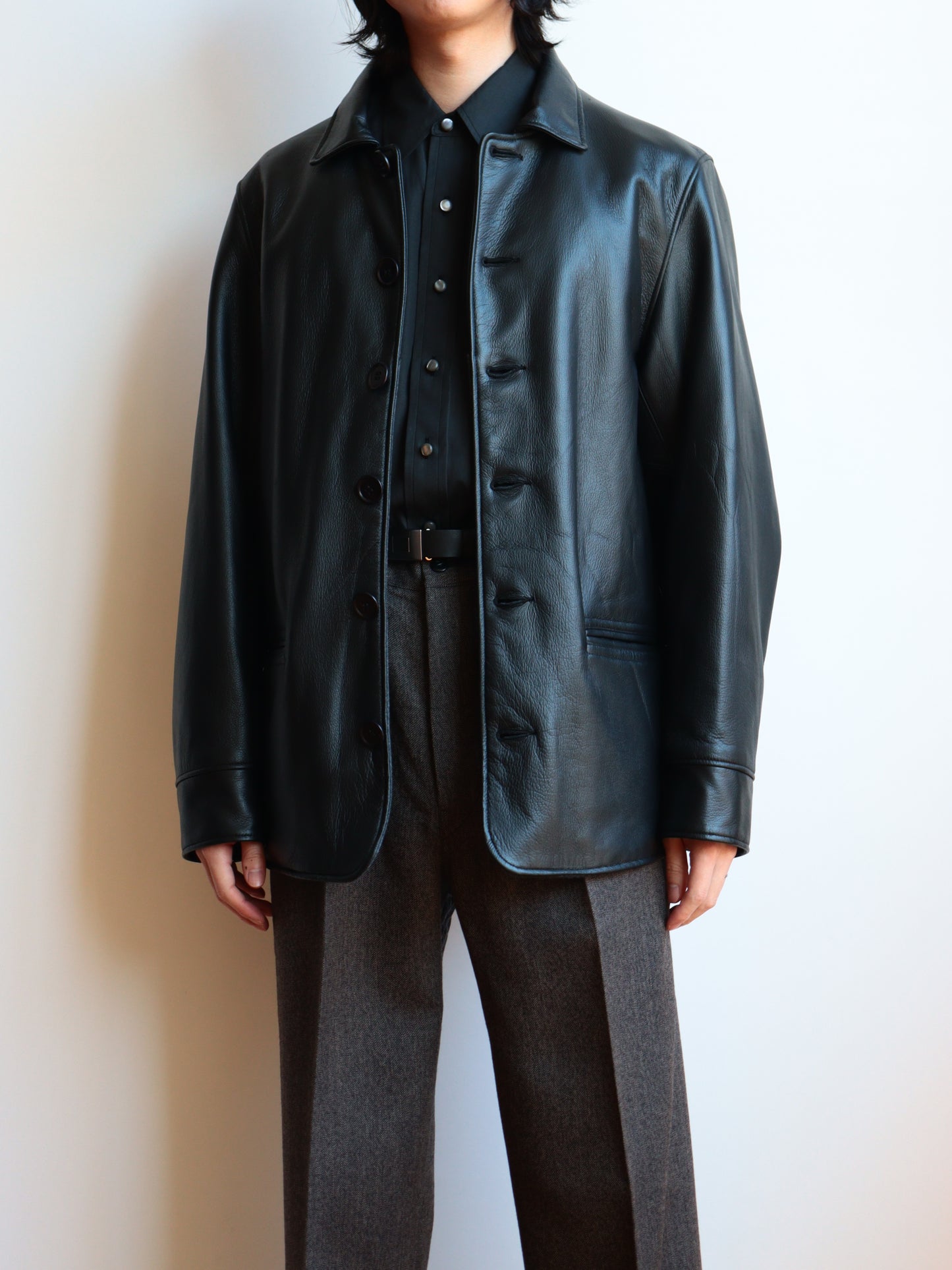 Lot.801 Automobile Leather JKT