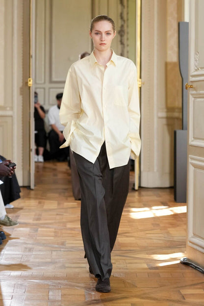 SUVIN COTTON OVERSIZED REGULAR COLLAR SHIRT