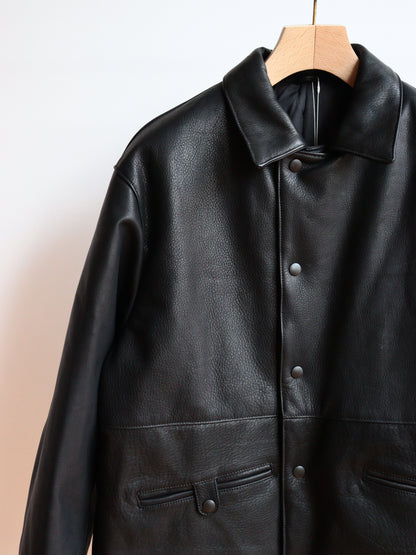 US2515 / LEATHER COACH JACKET