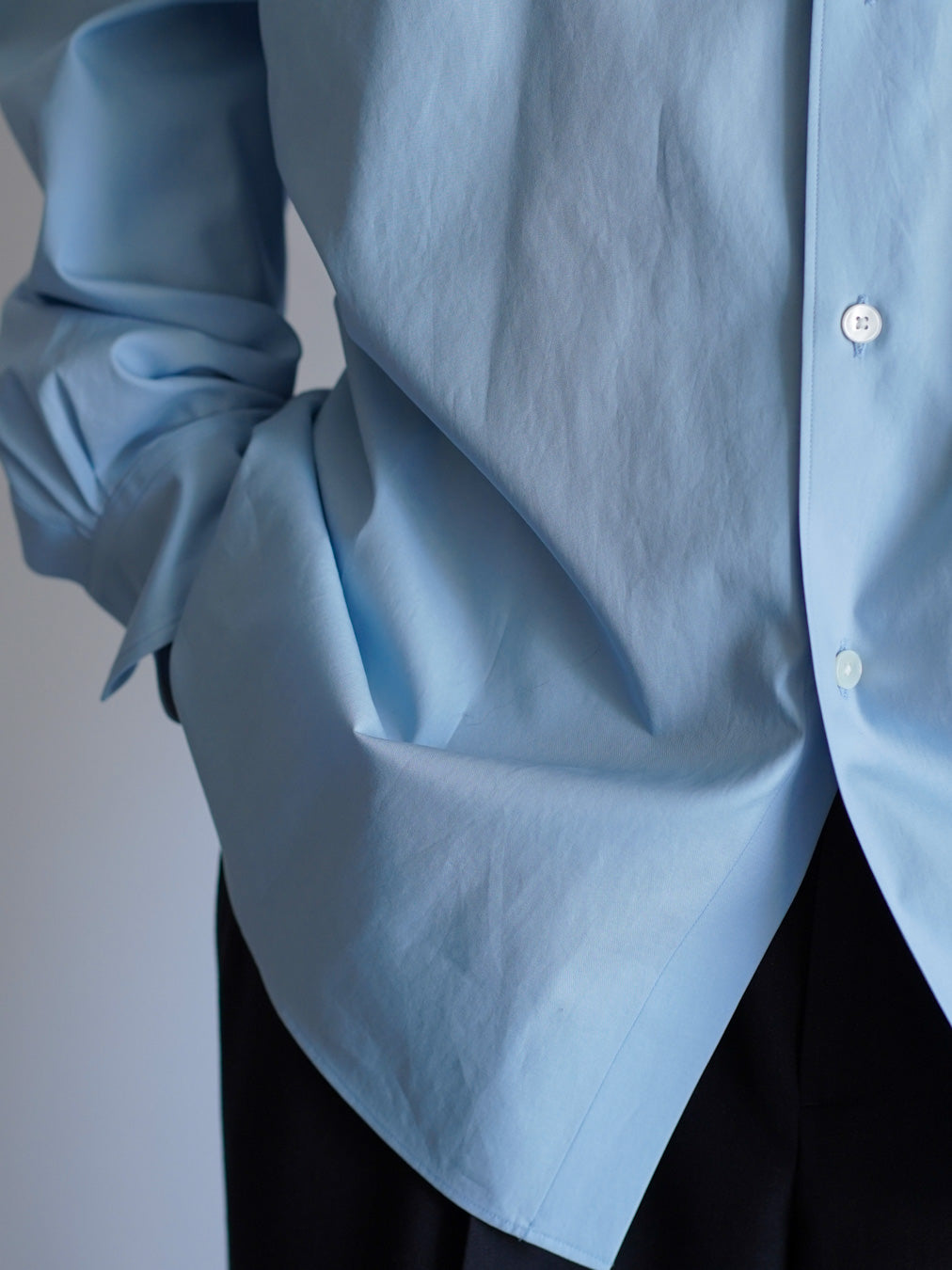 WASHED FINX TWILL SHIRT