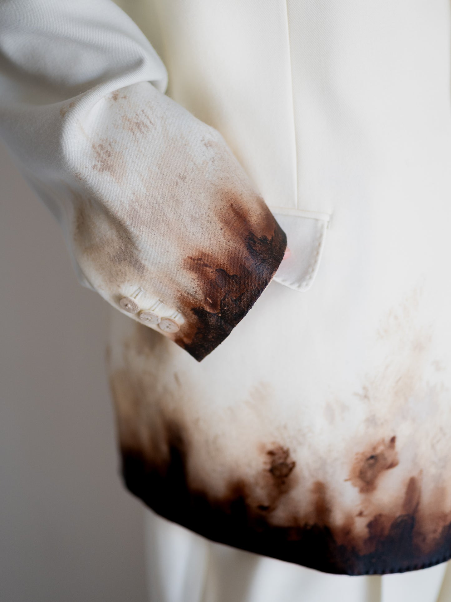 MUD-HAND-PAINTED TAILORED JACKET