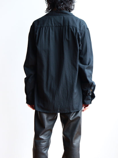 open collar shirt
