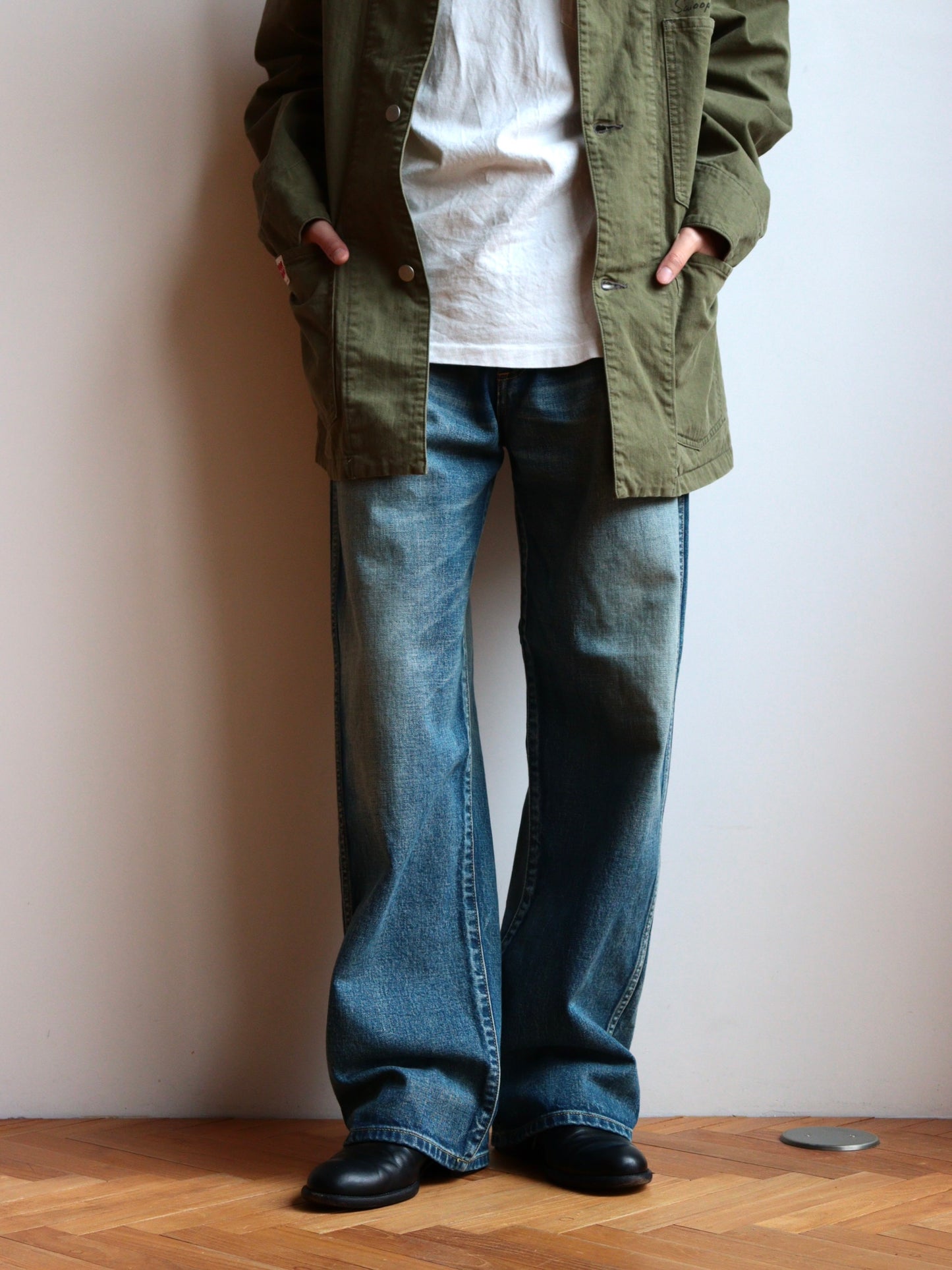 cattleman denim pant -painted-