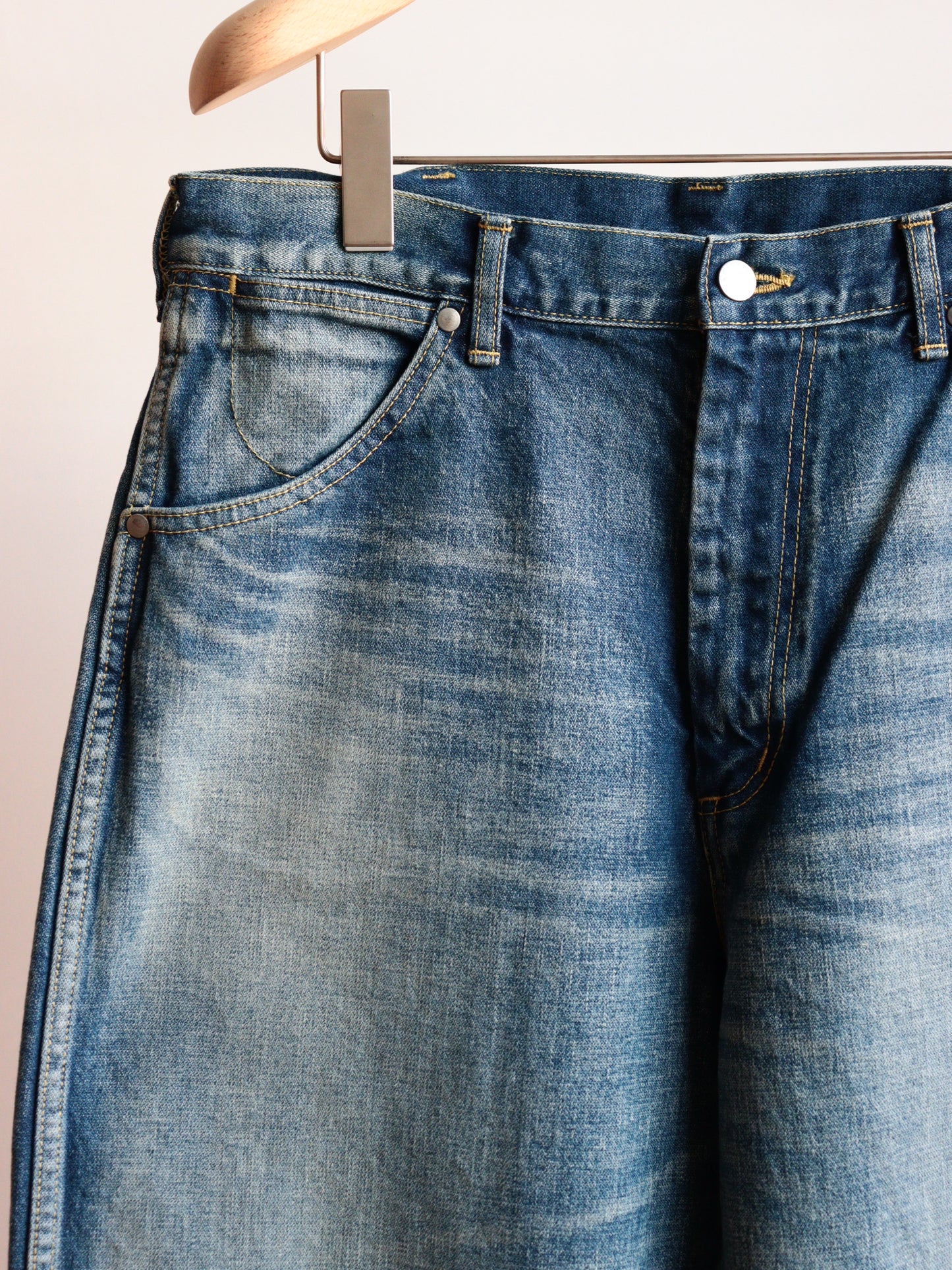 cattleman denim pant -painted-