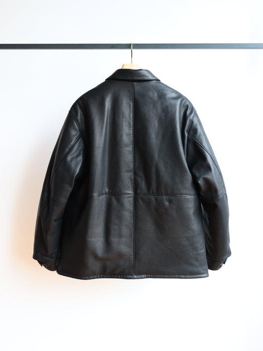 US2515 / LEATHER COACH JACKET
