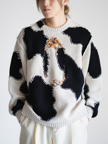 ACTING COW KNIT PULLOVER