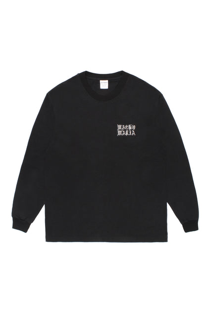 WASHED HEAVY WEIGHT CREW NECK LONG SLEEVE T-SHIRT ( TYPE-2 )