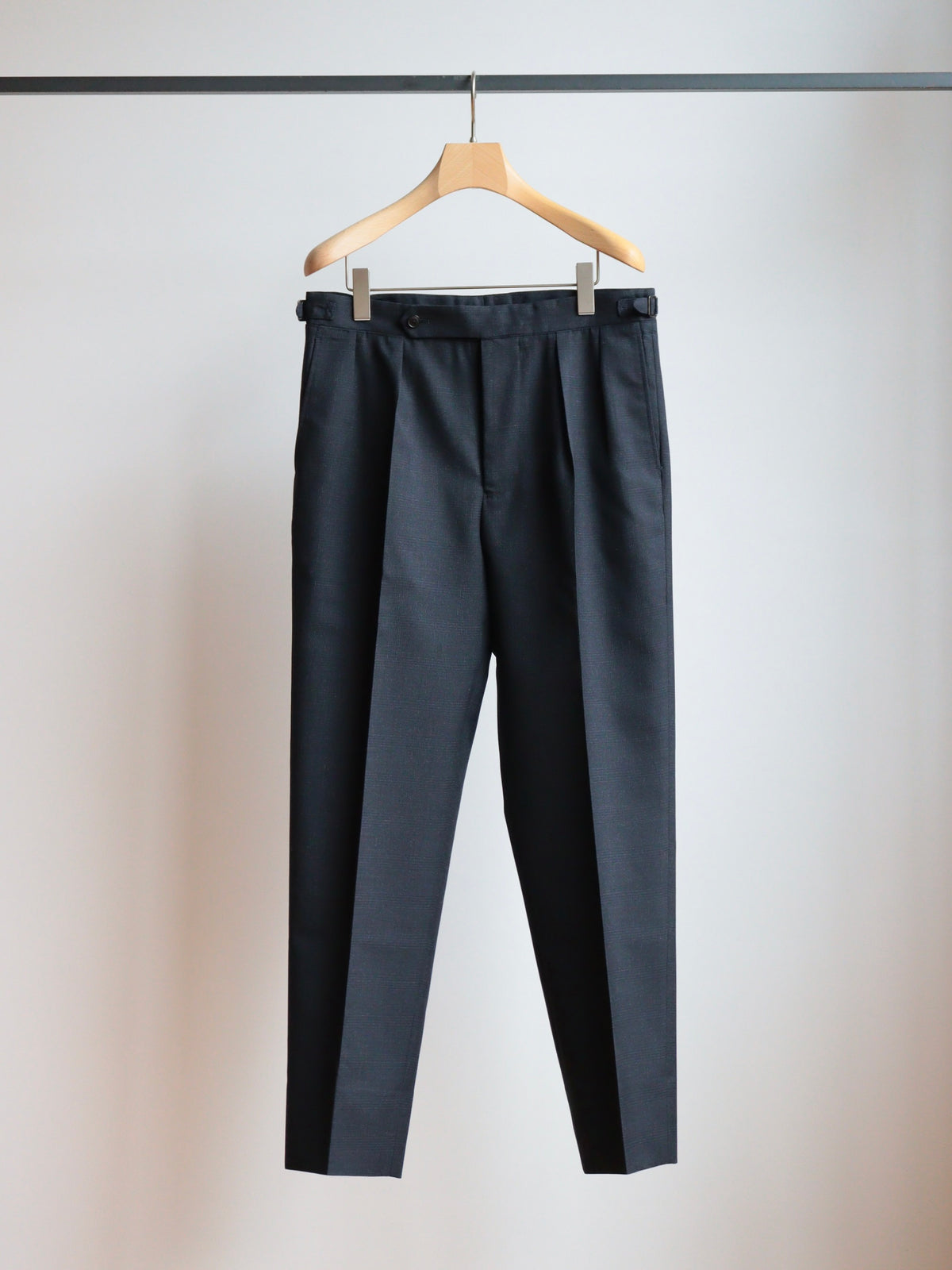 TROUSER119 Aron Glen check 2p PANTS