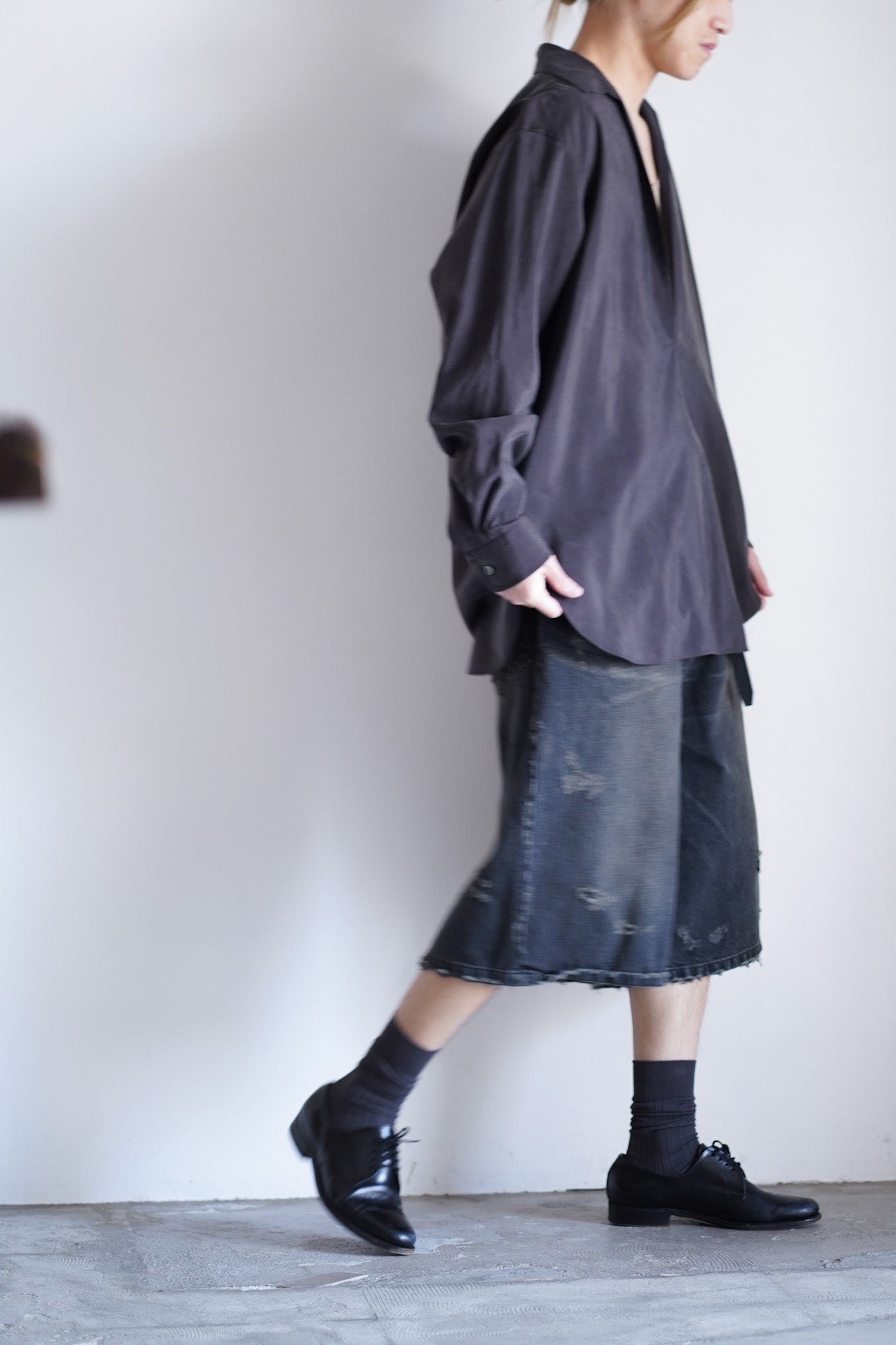 BAGGY DENIM SHORTS