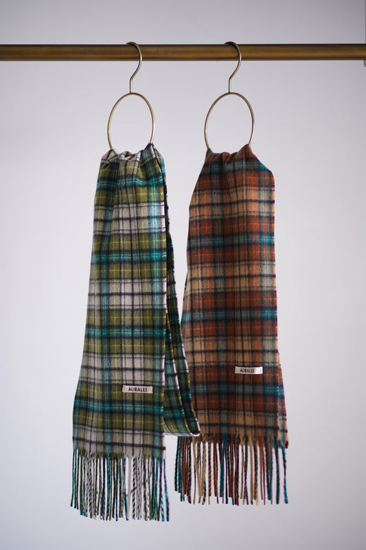 CASHMERE CHECK LONG STOLE