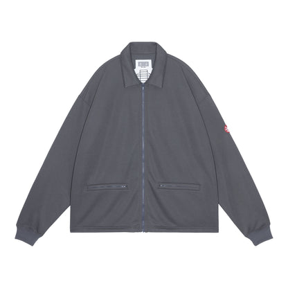 PE JERSEY COLLARED ZIP UP