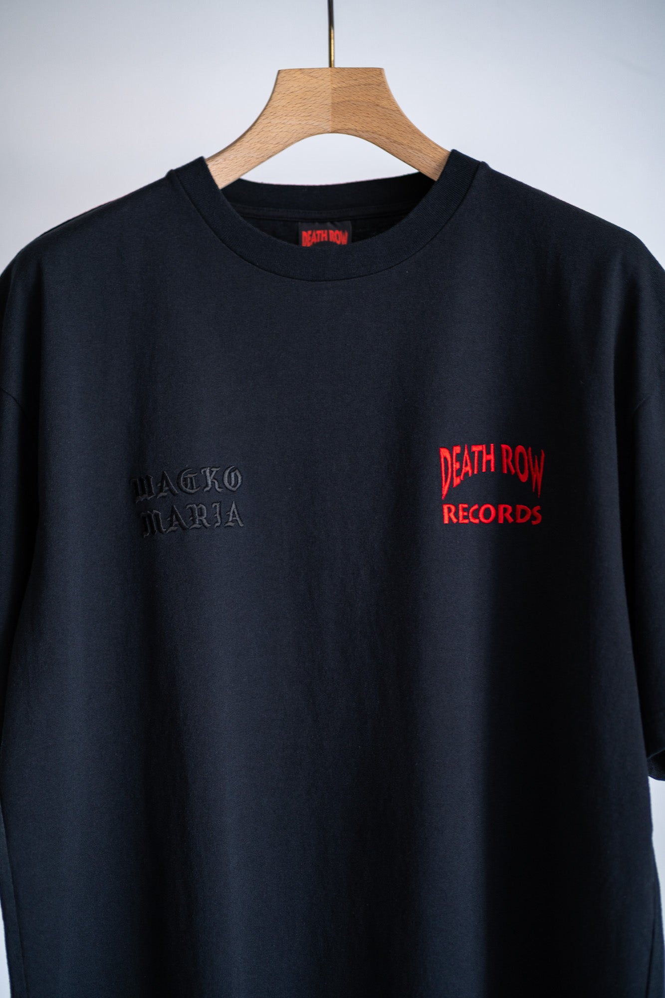 DEATH ROW RECORDS / WASHED HEAVY WEIGHT CREW NECK T-SHIRT