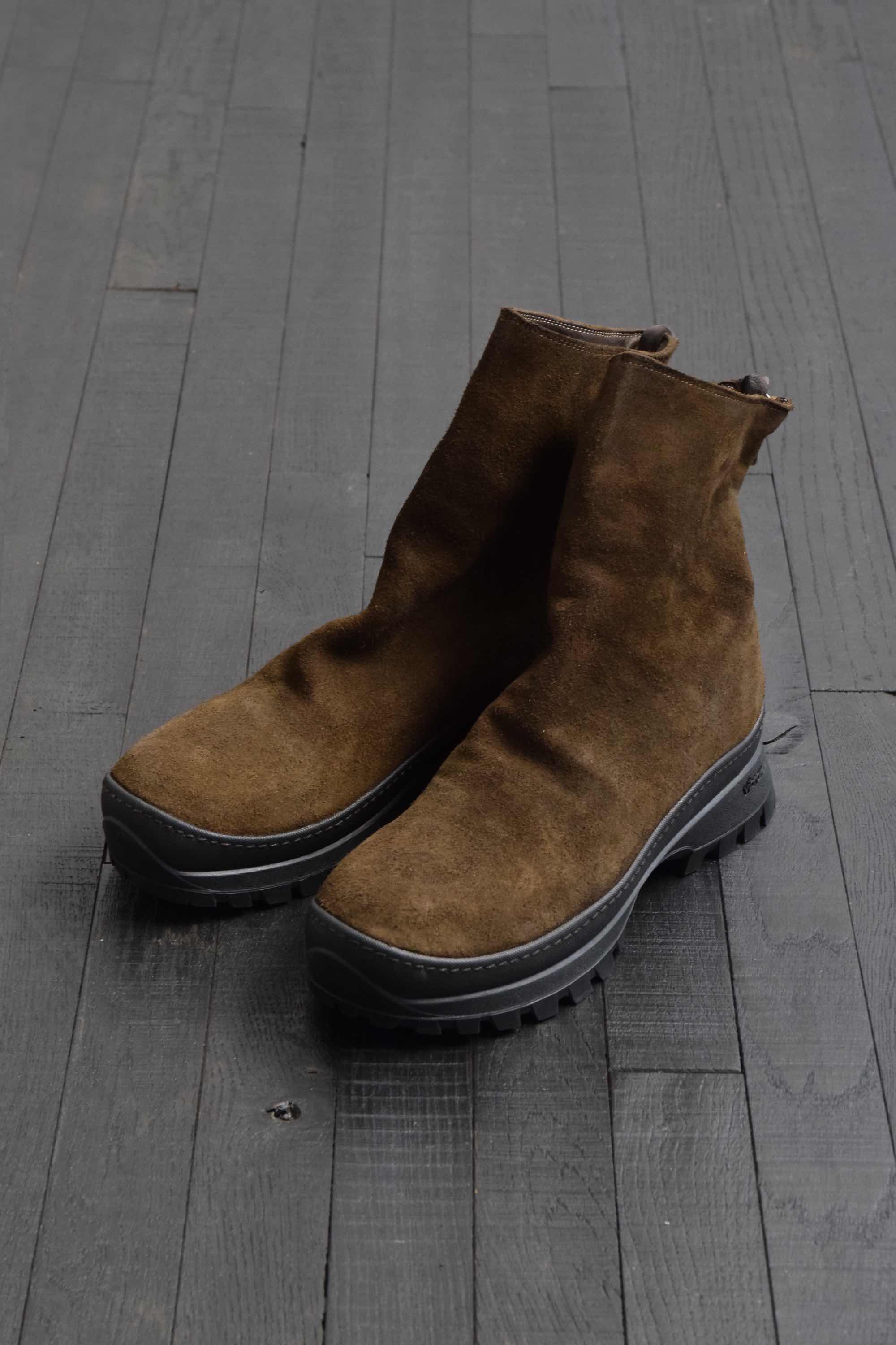 COMOLI GUIDIバックジップ25AW 42ブラウン COMOLI × GUIDI | VS バックジップ ブーツ ブラウン – イデアル公式