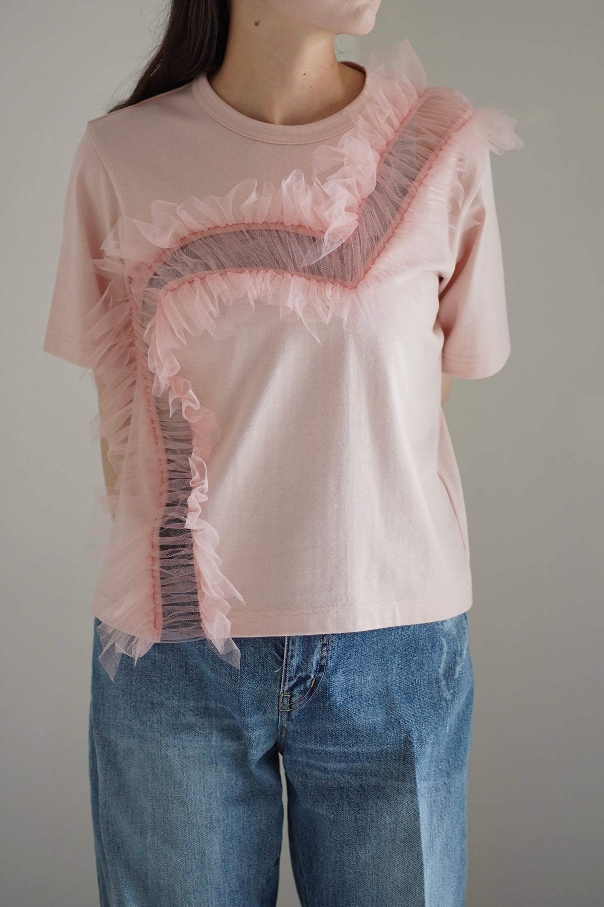 CT-26299 ハートモチーフTシャツ