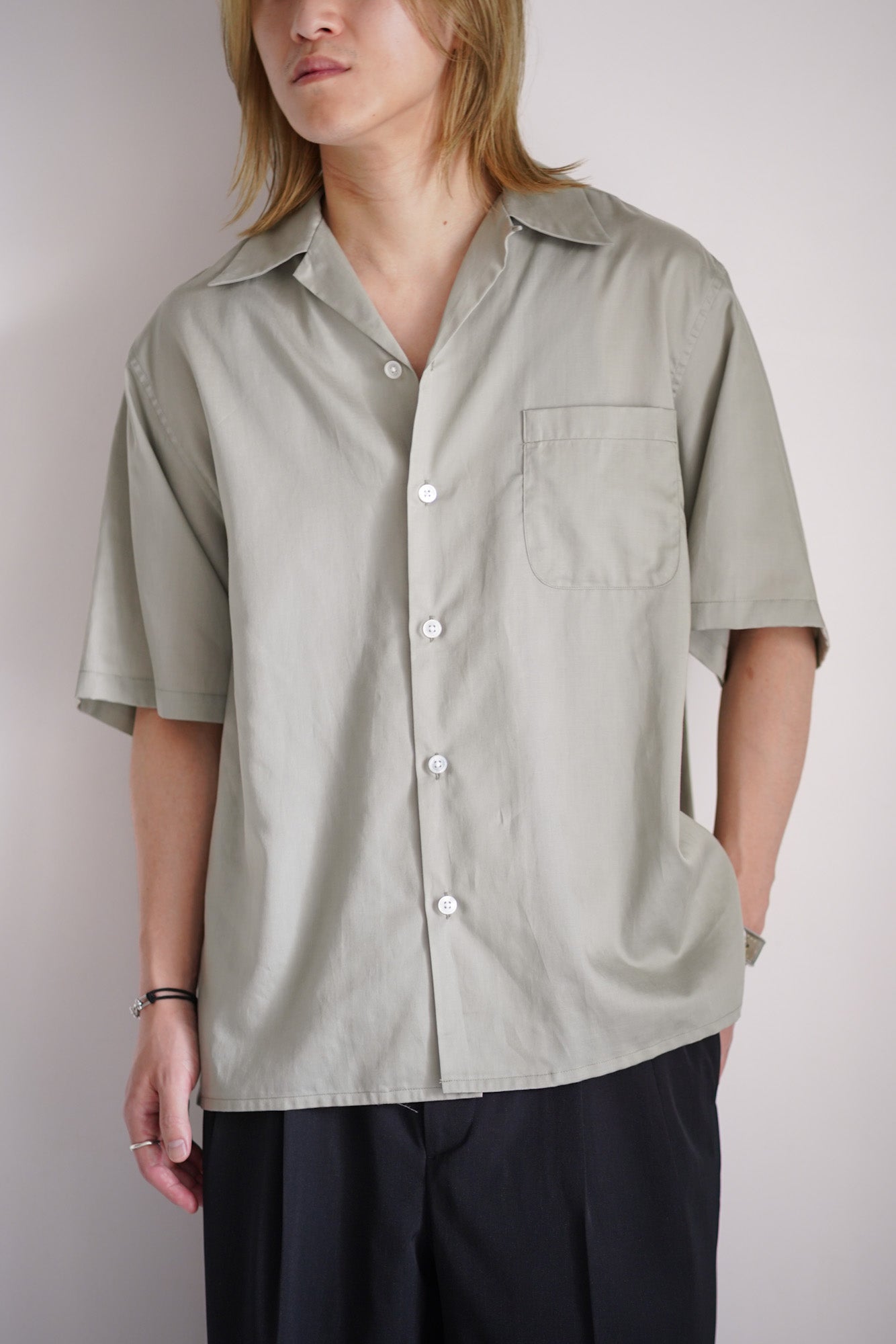 SOKTAS / OPEN COLLAR SHIRT