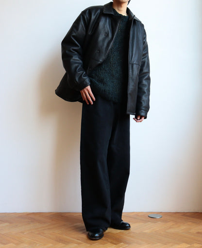 US2515 / LEATHER COACH JACKET
