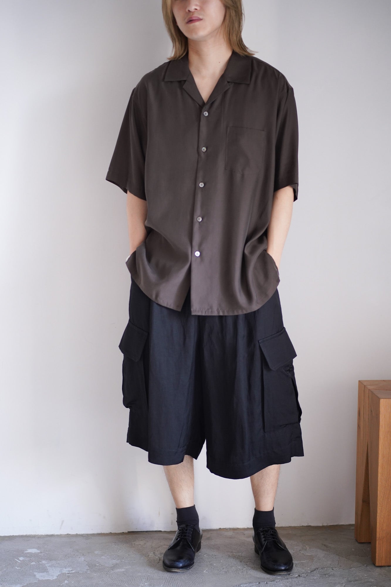 VIS/LI BRIGHT TWILL CARGO SHORT TROUSERS