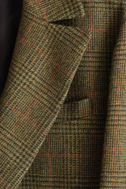 BRITISH TWEED OVERSIZED PEAK LAPEL JACKET