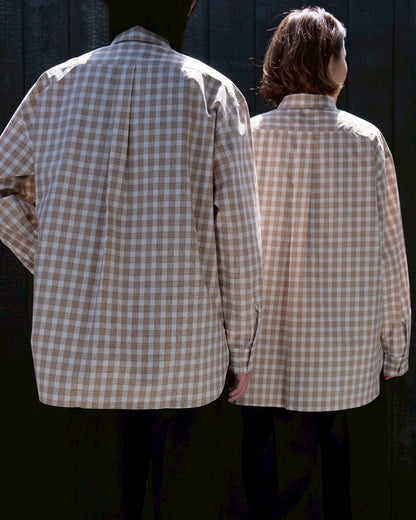 LIGHT POPLIN HANDMADE CLASSIC COLLAR SHIRT