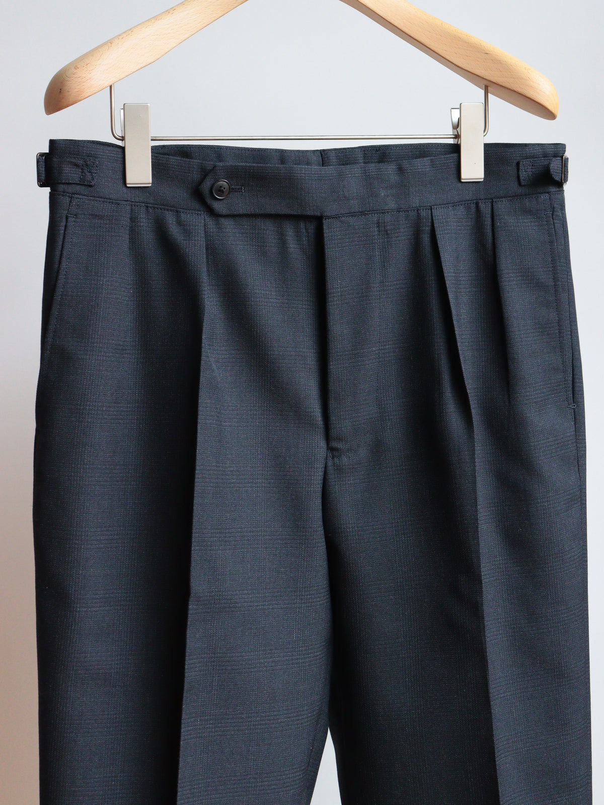 TROUSER119 Aron Glen check 2p PANTS