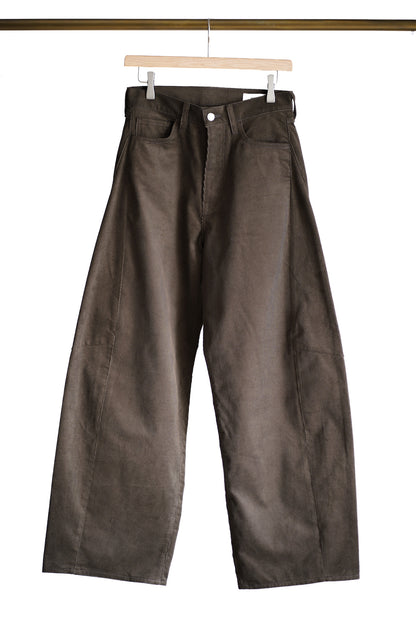 CORDUROY BARREL LEG JEANS