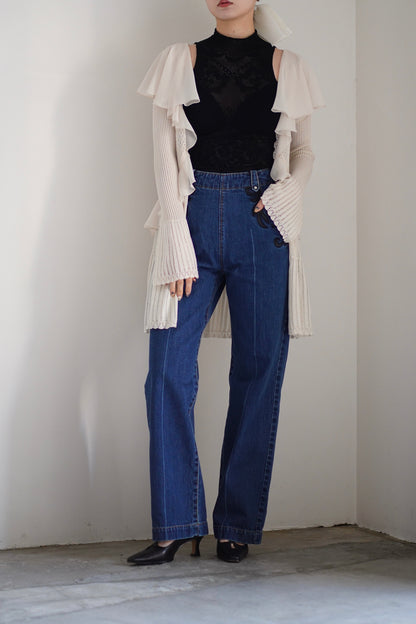 ORGANIC COTTON HIGH-WAISTED JEANS