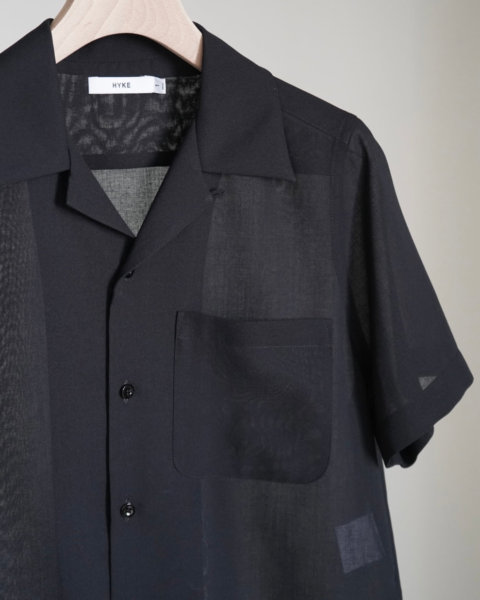 T/W VOILE CROPPED SHIRT