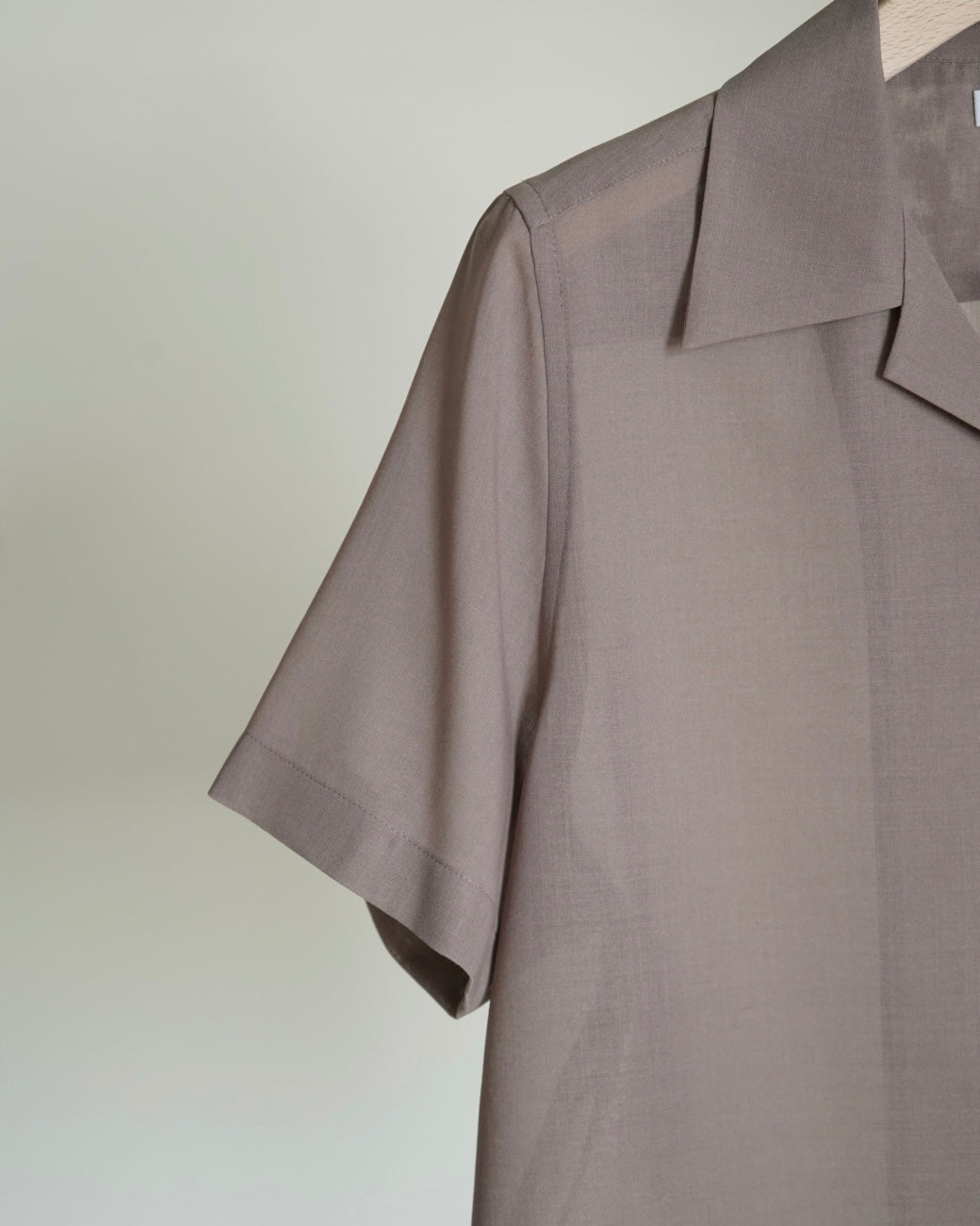 T/W VOILE CROPPED SHIRT