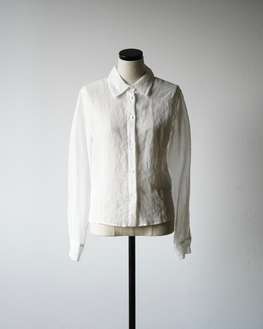 Cotton Lawn Sheer Shirt