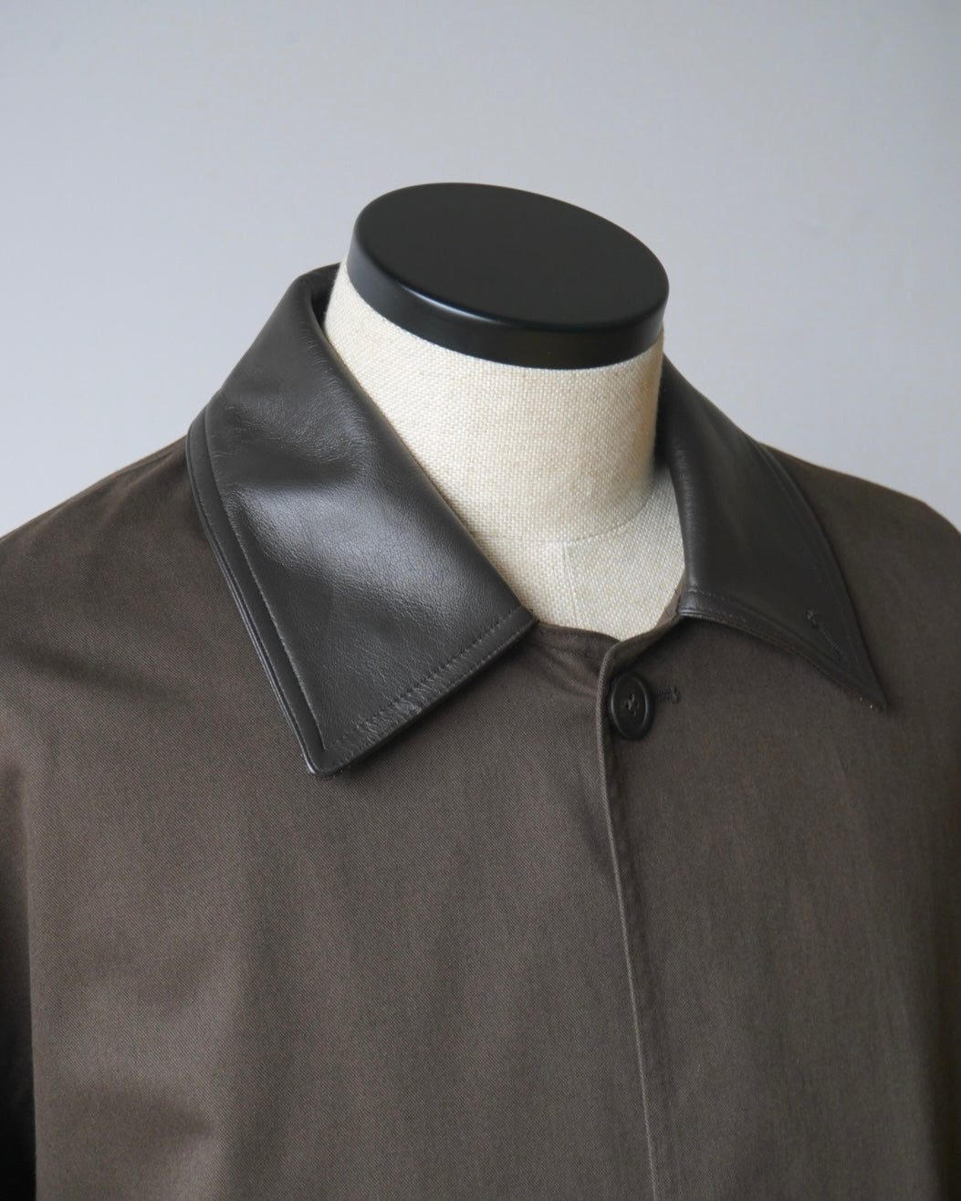 OVERSIZED BLOUSON WITH LEATHER PATCH