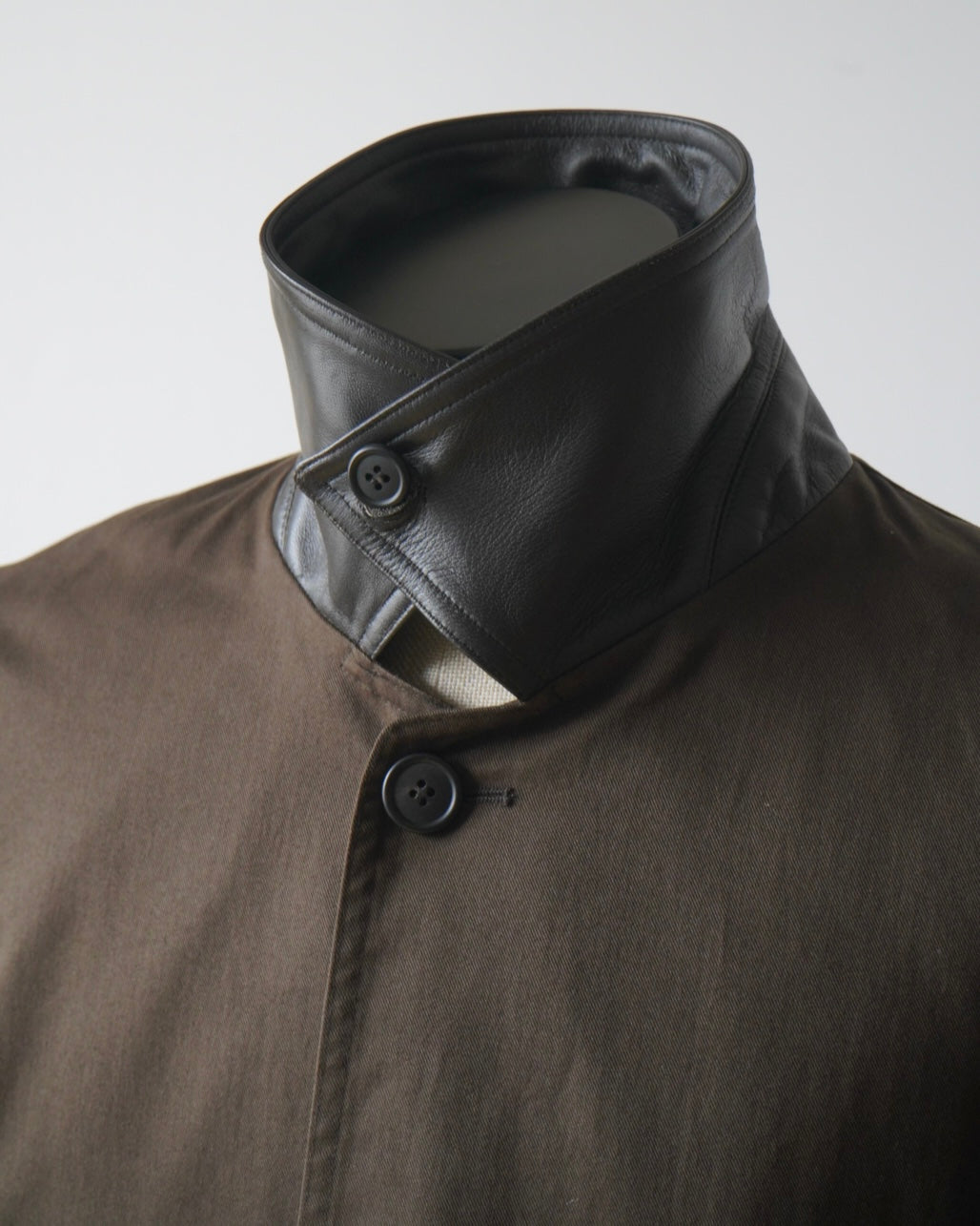OVERSIZED BLOUSON WITH LEATHER PATCH