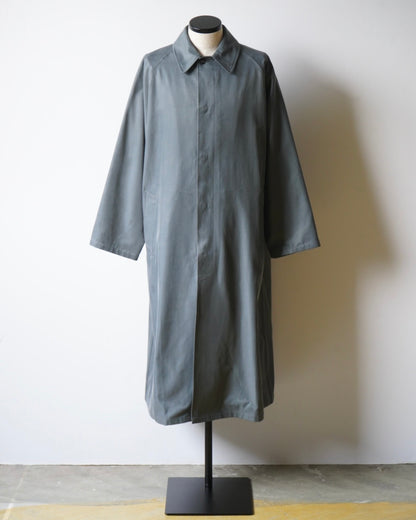 OVERSIZED TRENCH WITH LEATHER PATCH