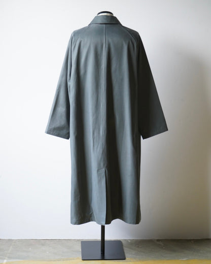 OVERSIZED TRENCH WITH LEATHER PATCH