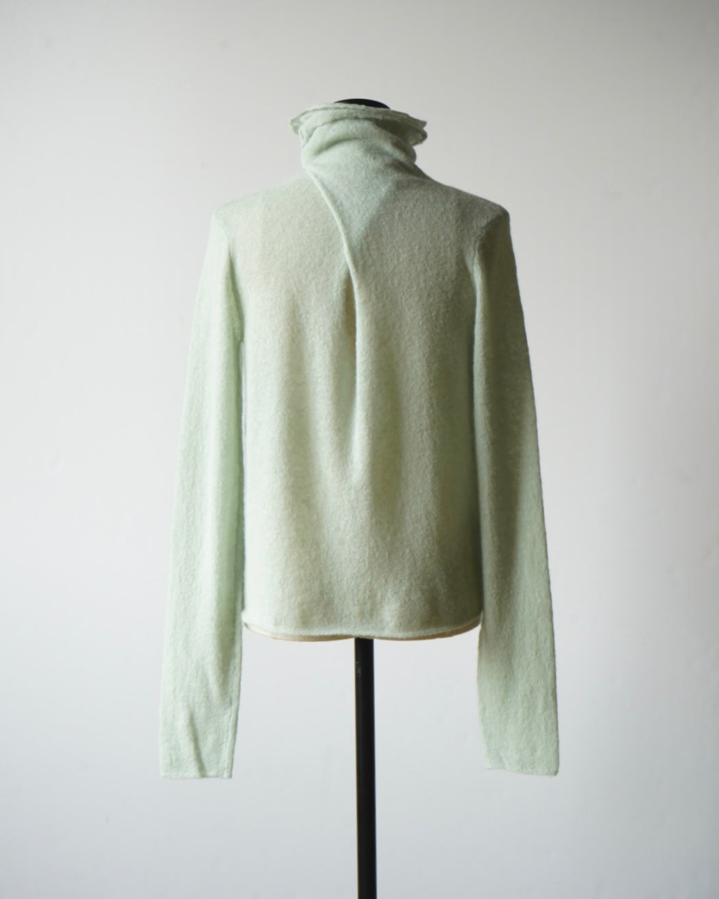 DOUBLE COLLAR ALPACA KNIT