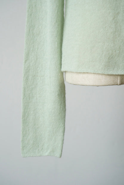 DOUBLE COLLAR ALPACA KNIT