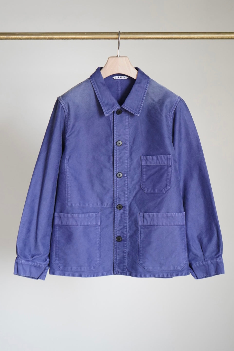 GARMENT-DYED ORGANIC COTTON HEAVY MOLESKIN COVERALL