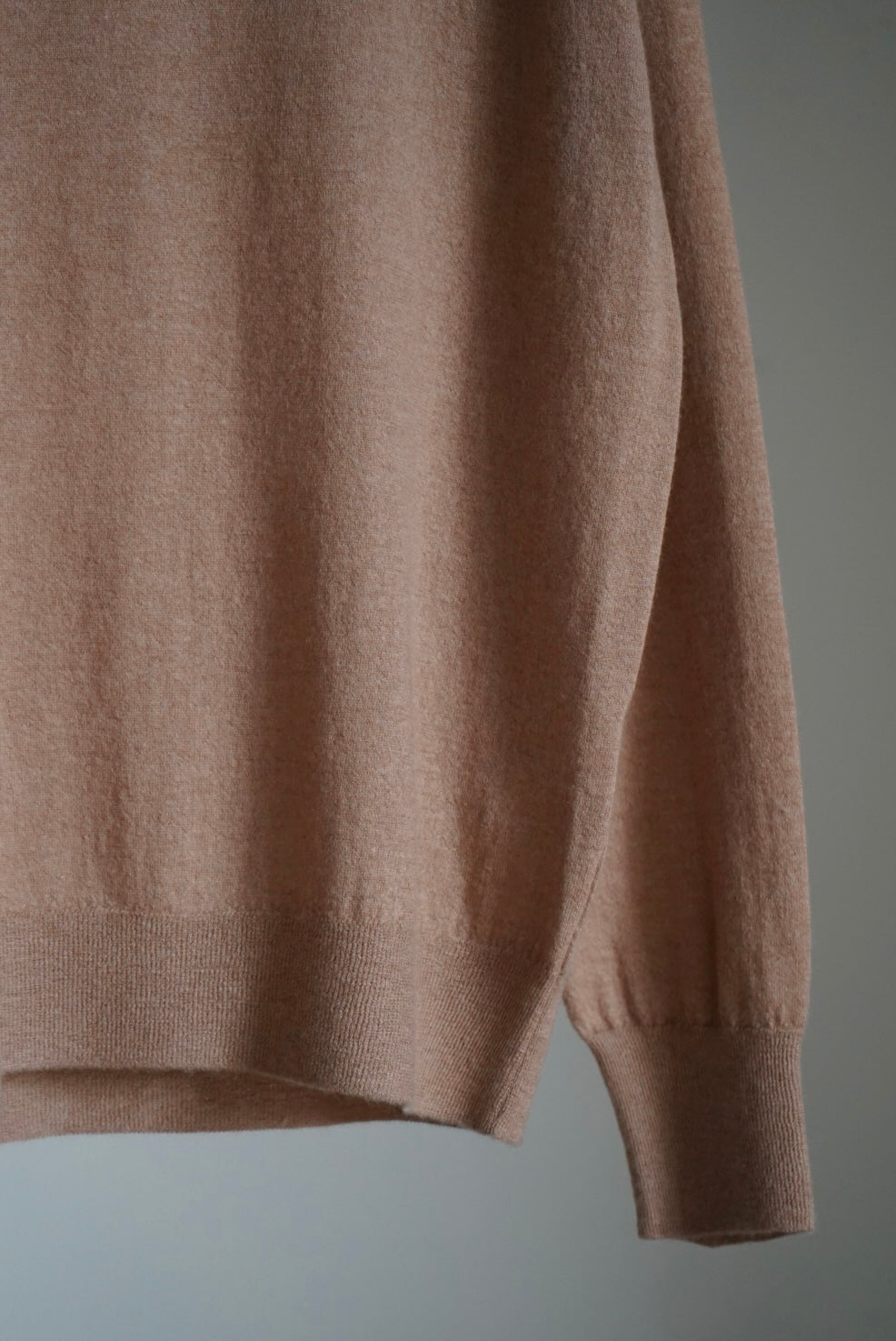 HIGH GAUGE SOFT CASHMERE KNIT P/O